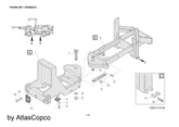 Atlas Copco Epiroc WAIST PIN 5112303640 /5112 3036 40